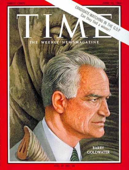 Time - Sen. Barry Goldwater - June 14, 1963 - Congress - Senators - Politics
