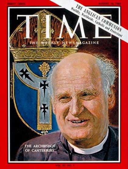 Time - Arthur Michael Ramsey - Aug. 16, 1963 - Religion - Christianity