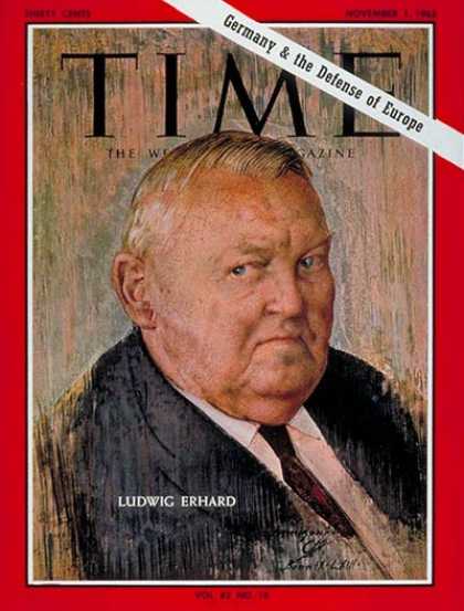 Time - Ludwig Erhard - Nov. 1, 1963 - Germany