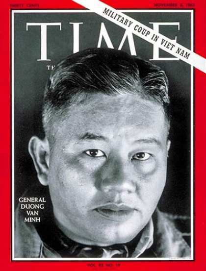 Time - Lt. General Van Minh - Nov. 8, 1963 - Communism - Asia - Military