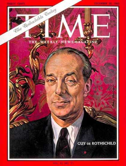 Time - Guy de Rothschild - Dec. 20, 1963 - Business
