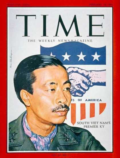Time - Nguyen Cao Ky - Feb. 18, 1966 - Vietnam War - Vietnam