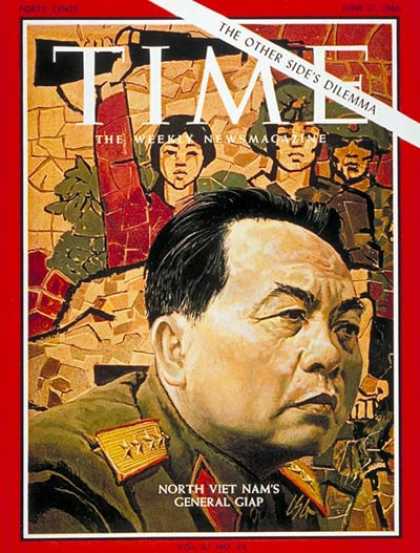 Time - General Vo Nguyen Giap - June 17, 1966 - Vo Nguyen Giap - Vietnam - Vietnam War