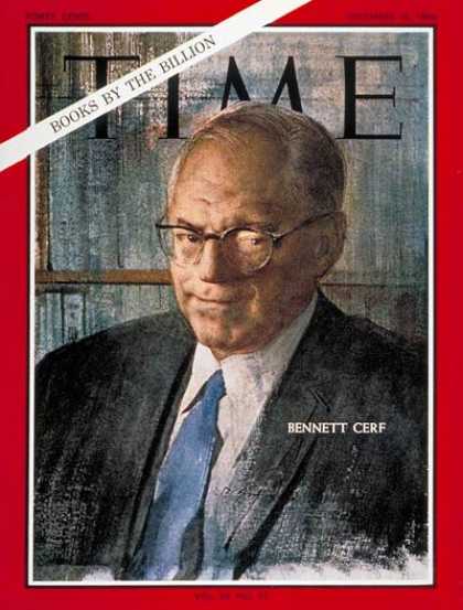 Time - Bennett Cerf - Dec. 16, 1966 - Books - Publishing