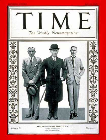 Time - Hugh S. Gibson - July 18, 1927 - Politics