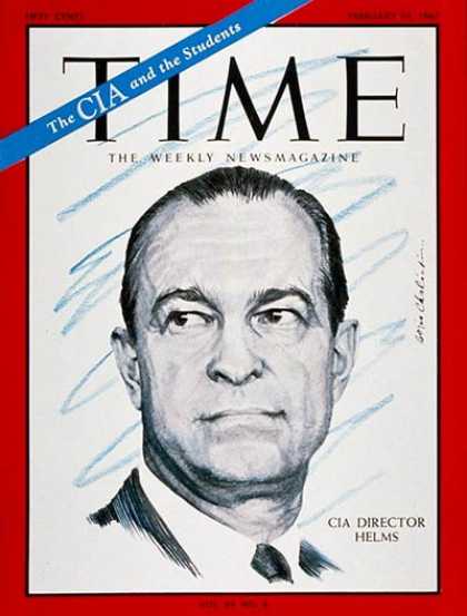 Time - Richard Helms - Feb. 24, 1967 - CIA