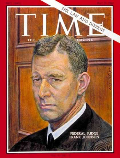 Time - Frank Johnson - May 12, 1967 - Federal Court - Law