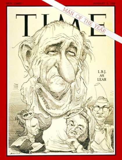 Time - Lyndon B. Johnson, Man of the Year - Jan. 5, 1968 - Lyndon B. Johnson - Person o