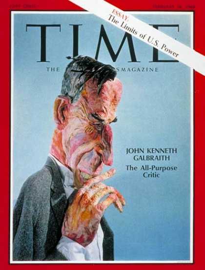 Time - John Galbraith - Feb. 16, 1968 - Economy