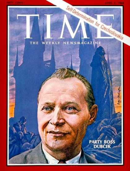 Time - Alexander Dubcek - Apr. 5, 1968 - Czechoslovakia - Communism