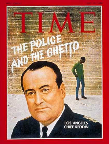 Time - Tom Reddin - July 19, 1968 - Los Angeles - Poverty - Crime - Law Enforcement - S