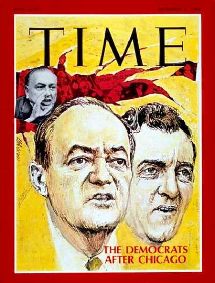 Time - Hubert H. Humphrey, Edmund Muskie - Sep. 6, 1968 - Hubert Humphrey - Edmund Musk