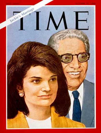 Time - Aristotle & Jackie Kennedy Onassis - Oct. 25, 1968 - Jackie Kennedy Onassis - Ke