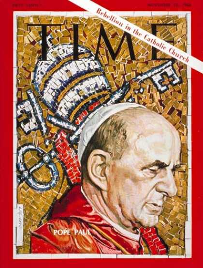 Time - Pope Paul VI - Nov. 22, 1968 - Religion - Christianity - Popes - Catholicism