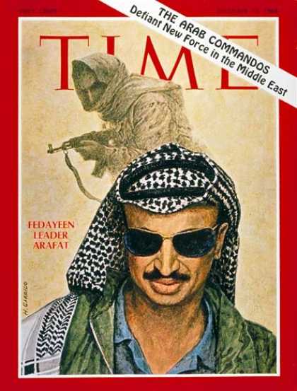 Time - Yasser Arafat - Dec. 13, 1968 - Palestine - Middle East