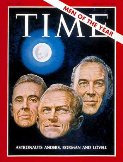 Time - Anders, Borman, Lovell, Men of the Year - Jan. 3, 1969 - Person of the Year - NA