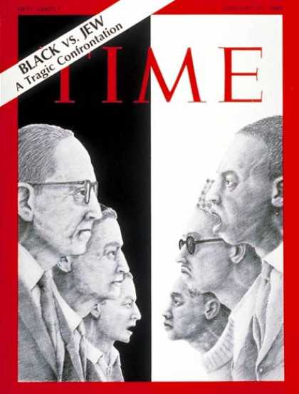Time - Black v. Jew - Jan. 31, 1969 - Civil Rights - Blacks - Ethnicity - Race - Religi
