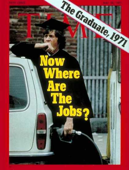 Time - The Graduate, 1971 - May 24, 1971 - Education - Labor & Employment - Economy