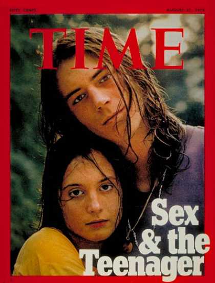 Time - Sex and the Teenager - Aug. 21, 1972 - Teens - Children - Sex - Society
