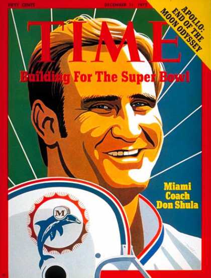 Time - Don Shula - Dec. 11, 1972 - Football - Miami - Sports