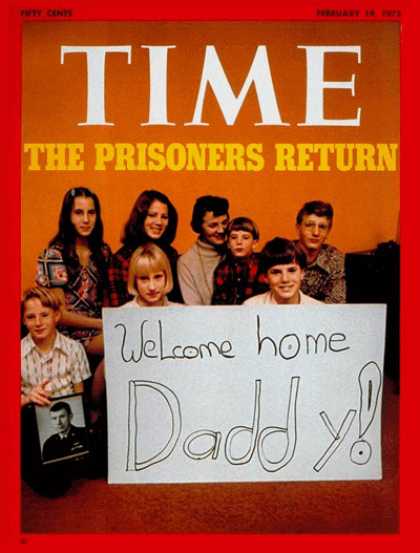 Time - P.O.W. Families - Feb. 19, 1973 - Vietnam War - Vietnam