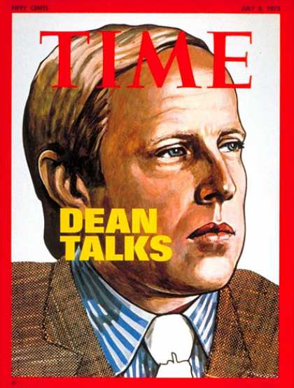 Time - John Dean - July 2, 1973 - Watergate - Politics