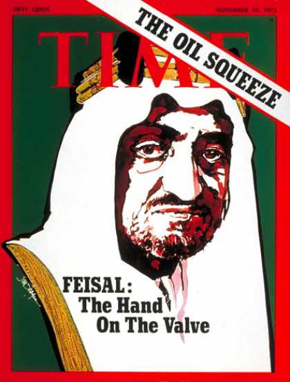 Time - King Feisal - Nov. 19, 1973 - Royalty - Saudi Arabia - Middle East