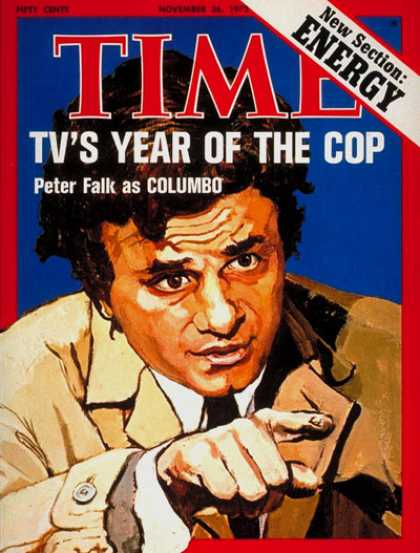 Time - Peter Falk - Nov. 26, 1973 - Television - Actors - Broadcasting