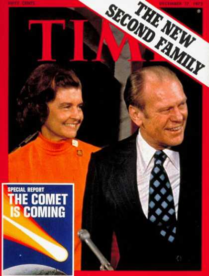 Time - Gerald and Betty Ford - Dec. 17, 1973 - Gerald Ford - Betty Ford - Vice Presiden