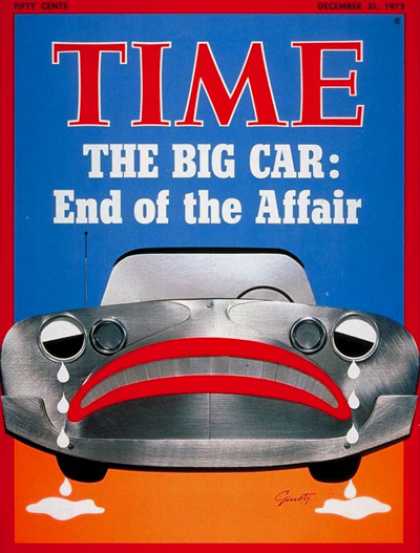 Time - The Big Car - Dec. 31, 1973 - Energy - Cars - Business