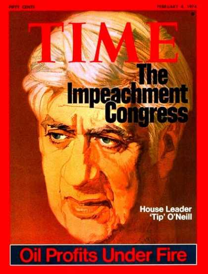 Time - Thomas P O'Neill Jr. - Feb. 4, 1974 - Politics