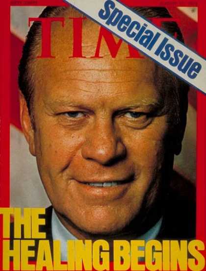 Time - Gerald Ford - Aug. 19, 1974 - U.S. Presidents - Politics