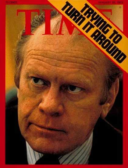 Time - Gerald Ford - Jan. 20, 1975 - U.S. Presidents - Politics