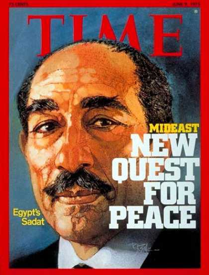 Time - Anwar Sadat - June 9, 1975 - Egypt - Middle East