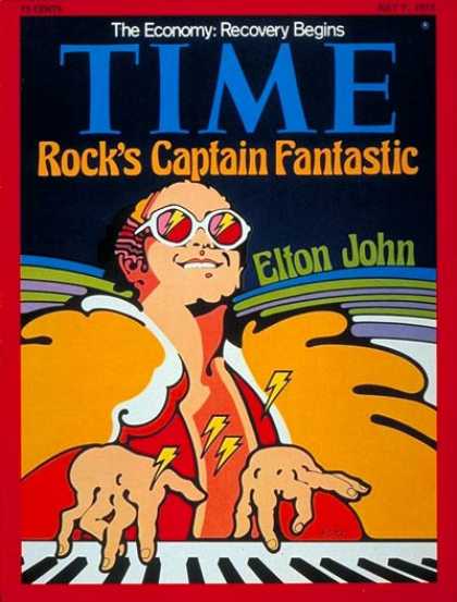 Time - Elton John - July 7, 1975 - Rock - Singers - Music