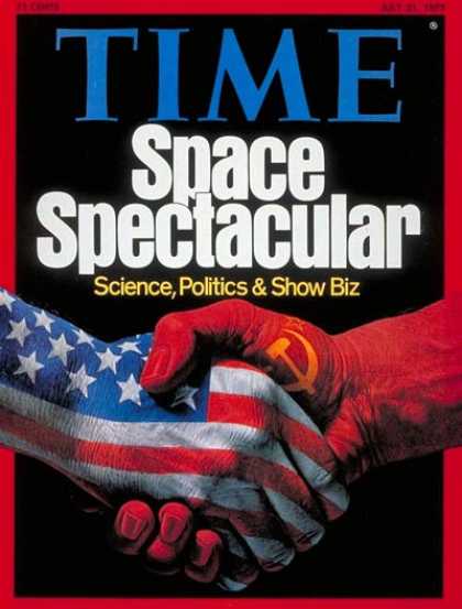 Time - Space Link-Up - July 21, 1975 - Russia - Space Exploration - Diplomacy - America