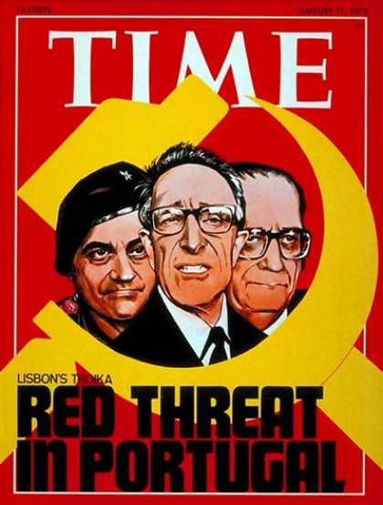Time - Lisbon's Troika - Aug. 11, 1975 - Portugal - Communism