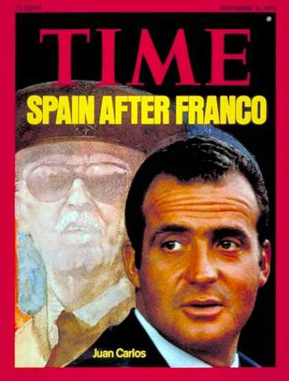 Time - Juan Carlos - Nov. 3, 1975 - Spain