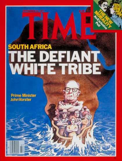 Time - John Vorster - Nov. 21, 1977 - South Africa - Africa