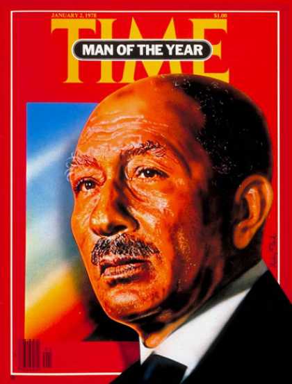Time - Anwar Sadat, Man of the Year - Jan. 2, 1978 - Anwar Sadat - Person of the Year -