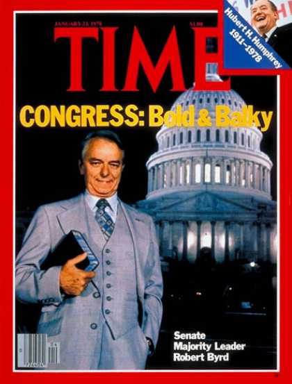 Time - Senator Robert Byrd - Jan. 23, 1978 - Congress - Senators - Politics