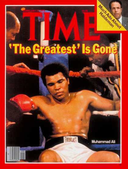 Time - Muhammad Ali - Feb. 27, 1978 - Boxing - Sports