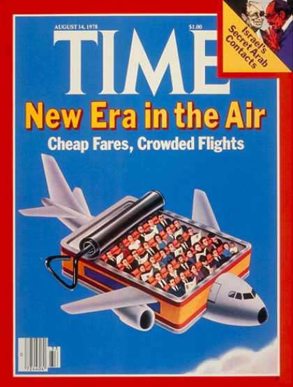 Time - Cheap Air Fares - Aug. 14, 1978 - Travel - Aviation - Airlines - Transportation