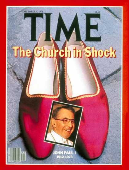 Time - The Church in Shock - Oct. 9, 1978 - Religion - Christianity - Scandals - Cathol