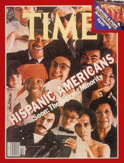 Time - Hispanic Americans - Oct. 16, 1978 - Hispanics - Immigration - Demographics