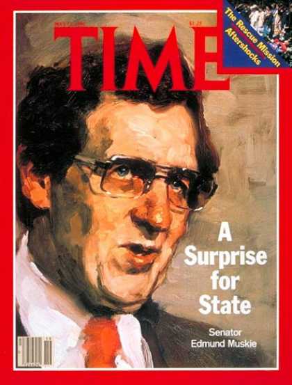 Time - Edmund Muskie - May 12, 1980 - Congress - Senators - Politics