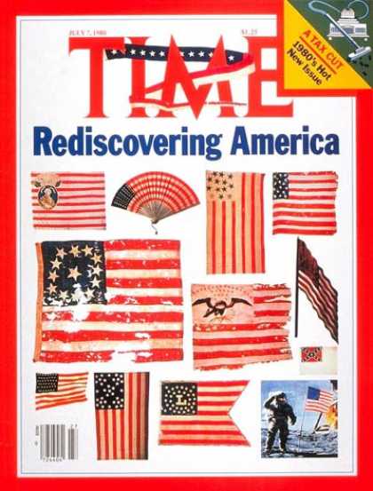 Time - Rediscovering America - July 7, 1980 - Society - American Flag