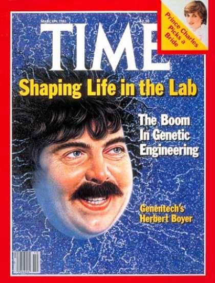 Time - Herbert Boyer - Mar. 9, 1981 - Genetics - DNA - Health & Medicine