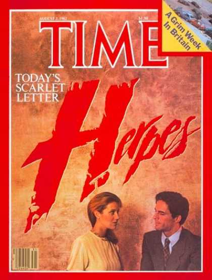Time - Herpes - Aug. 2, 1982 - Society - Health & Medicine