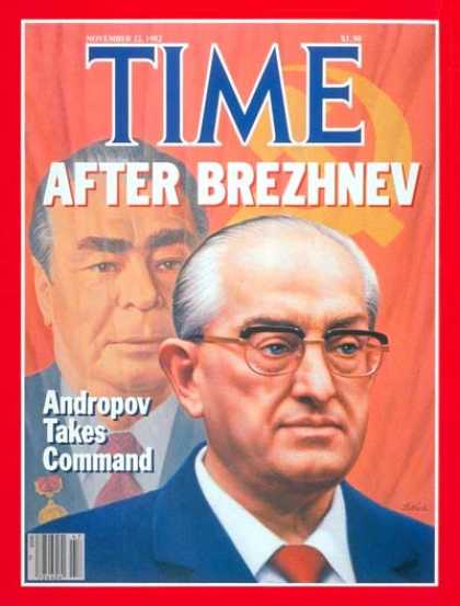 Time - Yuri Andropov - Nov. 22, 1982 - Russia - Communism